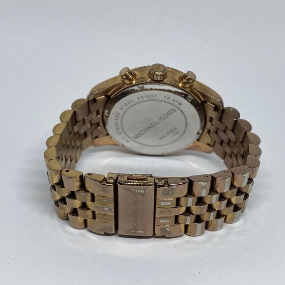 Michael Kors Lexington MK5569 Women Stainless Steel Analog Rose Dial Watch MP160 main image 12